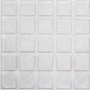 Ver imagem 1 de Piso 25 Dados Branco 20x20cm Amarrado com 20 Peças 0,80m² - Artesanal Piso 20x20 25dados Branco Am20