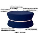 Ver imagem 3 de Kit 2 Puffs Decorativo Sala de Estar 95cm Dhaka Veludo Azul Bic - Gran Belo