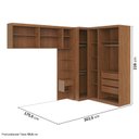 Ver imagem 3 de Guarda-roupa Modulado 6 Peças 9 Portas Arani Cabecasa Madeiraoriginals