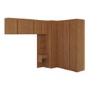 Ver imagem 2 de Guarda-Roupa Planejado 6 Peças 9 Portas Arani CabeCasa MadeiraOriginals Marrom/Cinamomo