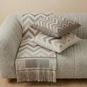 Ver imagem 1 de Kit Manta e Almofadas Decorativas para Sofá Cherry Caramelo - Nexta Casa