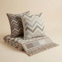 Ver imagem 3 de Kit Manta e Almofadas Decorativas para Sofá Cherry Caramelo - Nexta Casa