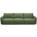Ver imagem 2 de Sofá Retrátil Reclinável para Sala 4 Lugares 300cm Egeu F04 Linho Verde - Lyam Decor
