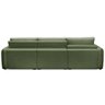 Sofá Retrátil Reclinável para Sala 4 Lugares 300cm Egeu F04 Linho Verde - Lyam Decor - 6