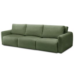 Sofá Retrátil Reclinável para Sala 4 Lugares 300cm Egeu F04 Linho Verde - Lyam Decor - 1