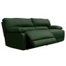 Sofá 2 Lugares Reclinável Elétrico Asmará 174cm Couro Verde - 1
