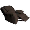 Ver imagem 5 de Poltrona do Papai Reclinável Elétrica Magnum Couro (PU) Marrom Fosco - Gran Belo