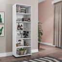 Ver imagem 5 de Estante de Livros para Escritório Home Office Alf Branco Texturizado - Gran Belo