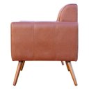 Ver imagem 5 de Kit 2 Poltronas Decorativas Bia Couro Caramelo - Gran Belo