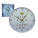 Ver imagem 3 de Relógio de Parede Grande 33cm Escritório Moderno KEEP CALM YN CLOCK relógio Design moderno, relógio