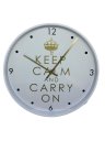 Ver imagem 4 de Relógio de Parede Grande 33cm Escritório Moderno KEEP CALM YN CLOCK relógio Design moderno, relógio