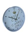 Ver imagem 2 de Relógio de Parede Grande 33cm Escritório Moderno KEEP CALM YN CLOCK relógio Design moderno, relógio