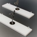 Ver imagem 1 de Prateleira MDF 50 x 20 cm Kit 2 Peças Eví Decor