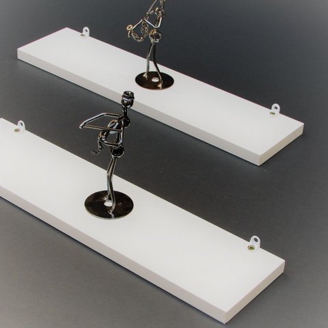 Prateleira MDF 50 x 20 cm Kit 2 Peças Eví Decor