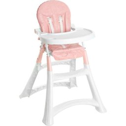 Cadeira de Refeição Galzerano Alta Premium - Rosa - 1