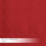 Banqueta Decorativa Rubel Base Bronze Veludo Vermelho - Gran Belo - 4