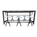 Ver imagem 2 de Mesa para Refeitório para 6 Lugares Linha Romana Cinza