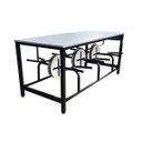 Ver imagem 3 de Mesa para Refeitório para 6 Lugares Linha Romana Cinza