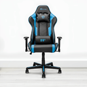 Ver imagem 1 de Cadeira Gamer DN2 Draxen Giratória Preto Azul Celeste até 150kg
