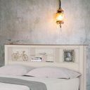 Ver imagem 2 de Cabeceira para Cama de Casal Cuba Off White - Gran Belo