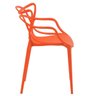 Cadeira Decorativa Sala e Cozinha Feliti (Pp) Laranja - Gran Belo - 7