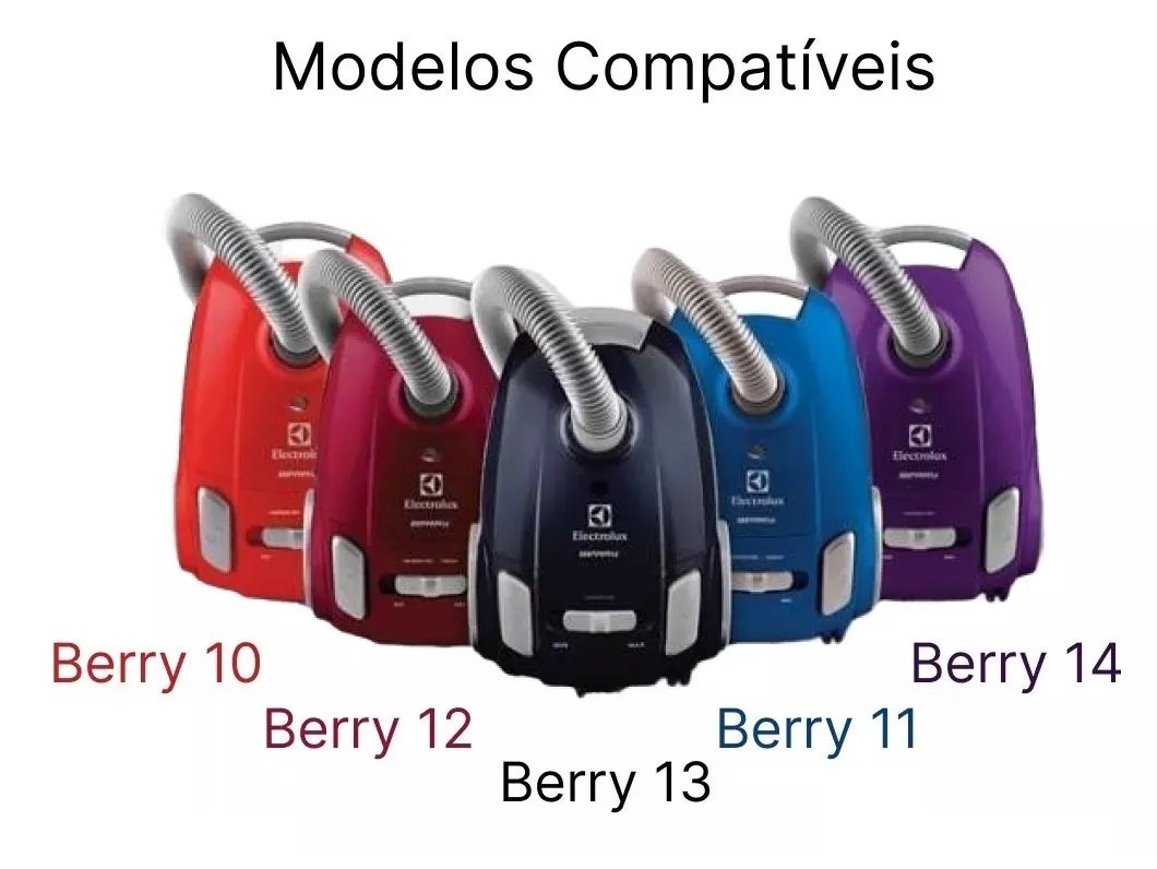 Kit com 9 Unidades Saco Sbebe para Aspirador de Pó Berry11 Berry12 Berry13 Berry14 Original Electrol - 7