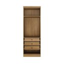 Ver imagem 3 de Modulo de Casal Safira para Guarda-roupa com 2 Portas e 3 Gavetas Una Mobília