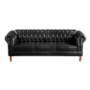 Ver imagem 5 de Conjunto de Sofás Dom Pedro 5 Lugares Preto Couríssimo Bella Decor