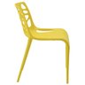 Kit 2 Cadeiras Decorativas Sala e Cozinha Lalunna (Pp) Amarela- Gran Belo - 5