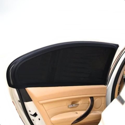 Kit 4 Capa Cortina Proteção Solar Corta Vento Janela Carro