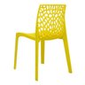 Kit 6 Cadeiras Decorativas Sala e Cozinha Cruzzer (Pp) Amarela - Gran Belo - 7