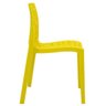 Kit 6 Cadeiras Decorativas Sala e Cozinha Cruzzer (Pp) Amarela - Gran Belo - 5