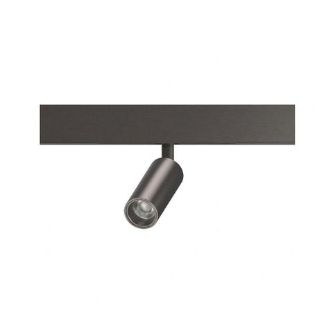 Spot Direcionável para Trilho Eletrificado Trace Micro LED 36° 5W Alto Irc 97 24V Cinza Stella