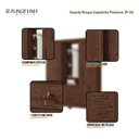 Ver imagem 3 de Guarda Roupa Solteiro Capelinha Premium 3 Portas 3 Gavetas Jacarandá Fosco - Zanzin