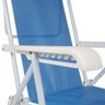 Cadeira de Praia Piscina Reclinável 8 Posições Sannet Mor Cor:azul Azul - 2