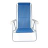 Cadeira de Praia Piscina Reclinável 8 Posições Sannet Mor Cor:azul Azul - 7