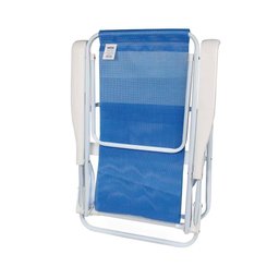 Cadeira de Praia Piscina Reclinável 8 Posições Sannet Mor Cor:azul Azul - 3