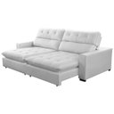 Ver imagem 5 de Sofa Retratil Reclinavel 2 Lugares 260cm Veludo Andreia