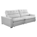 Ver imagem 2 de Sofa Retratil Reclinavel 2 Lugares 260cm Veludo Andreia
