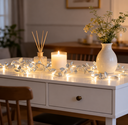 Ver imagem 7 de Fio de Prata Dourado com Luzes LED e Folhas Plateadas Cordao Luminoso de 5 Metros