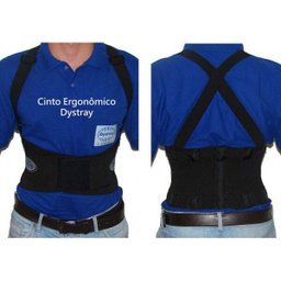 Cinta Ergonômica Abdominal Lombar com Refletivo  Steelflex - G - 7
