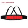 Cinta Ergonômica Abdominal Lombar com Refletivo  Steelflex - G - 2
