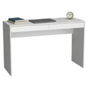Ver imagem 5 de Mesa Escrivaninha 2 Gavetas B35 120 Cm Branco Novam