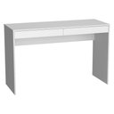 Ver imagem 1 de Mesa Escrivaninha 2 Gavetas B35 120 Cm Branco Novam