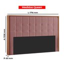 Ver imagem 2 de Cabeceira Mônaca Queen Acolchoada 100% MDF