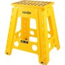 Banqueta Plastica Dobravel 450mm Amarela Vonder - 2