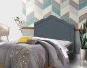 Ver imagem 3 de Cabeceira Irlanda New Plus Casal 1400mm Suede Cinza - Simbal