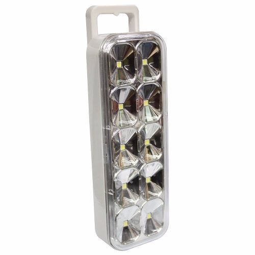 Luminária Luz de Emergência com 10 Super Leds Bivolt Mt-1310 - 1