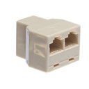 Ver imagem 1 de Adaptador RJ45 Duplo 1 Fêmea X 2 Fêmeas 8p8c