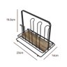 Porta Copos de Madeira e Aço para Mesa - Stolf - 4